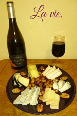 Dégustation de fromages et vins
